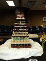 The Medium Cupcake Tower : Custom Themes & Flavors Available