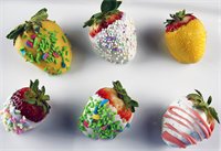 Double Hand-Dipped Strawberries : Available in Many Colors & Seasonal Themes